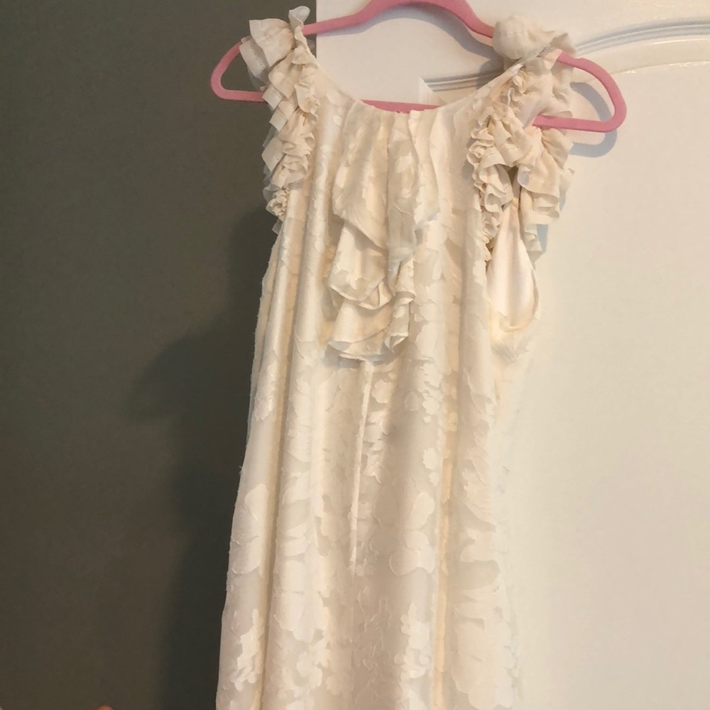 BCBGMAXAZRIA short ruffle dress